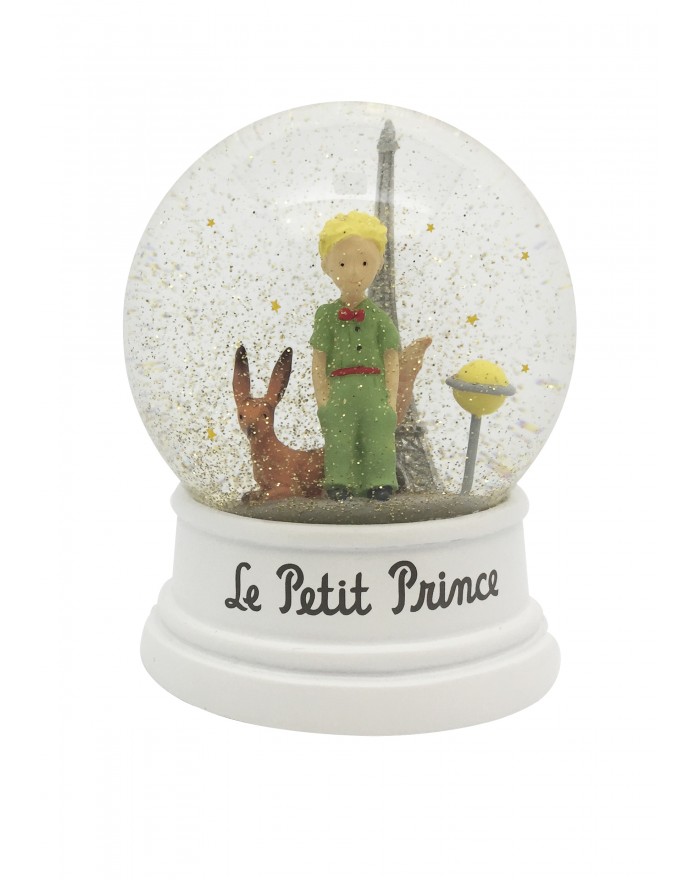 Boule de Neige Le Petit Prince avec sa Rose et le Renard Chez BEAUTÉ-MONDE 