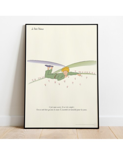 Poster Luxury art print - Le petit Prince - 30x30cm - Galerie d'Art  Murciano - Montpellier