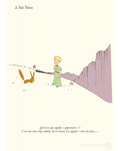 Peluche Renard Le Petit Prince - 11cmL x ANIMA
