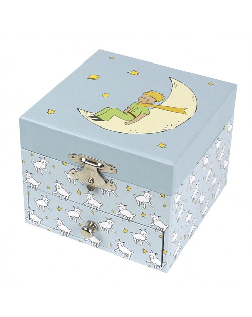 Photoluminescent Musical jewellery box - blue -Little Prince x Trousselier