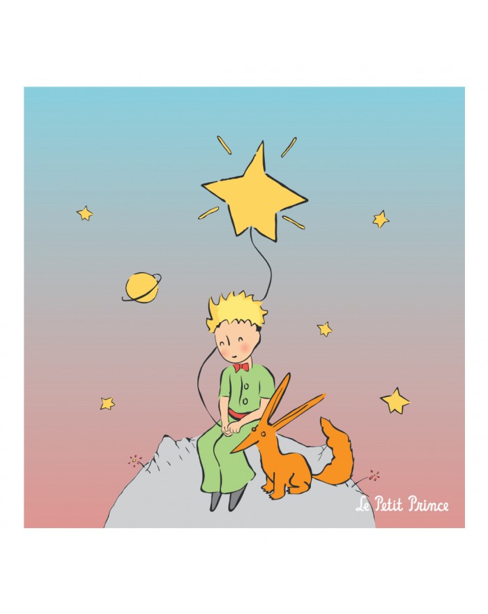 The Little Prince calendar with color gradient 16 months