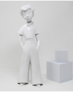 Objet deco et de design moderne baptême mariag Idéal cadeau anniversaire Figurine 30 cm Bleu Princier Le Petit Prince sculpture 