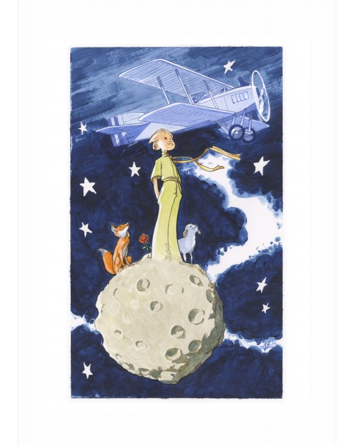 an encounter with the petit prince: original pages now on view in paris