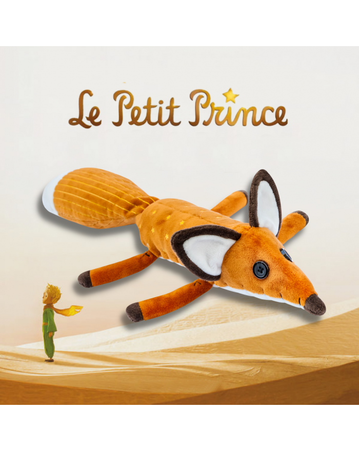 Peluche Renard Le Petit Prince - 11cmL x ANIMA